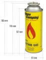 KARTUSZ GAZ DO KUCHENKI PALNIKA CIĘŻKI BUTAN 400ml CAMPING ZAPALNICZEK PŁYNNY NABÓJ GAZOWY CERAMICZNY PALNIK KUCHENKA GAZOWA NA KARTUSZE