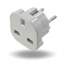 Adapter Przejściówka UK PL Wtyczka Wtyk Gniazdo Adapter Przejście EU Anglia Gniazdka Podróżny Angielska Polska